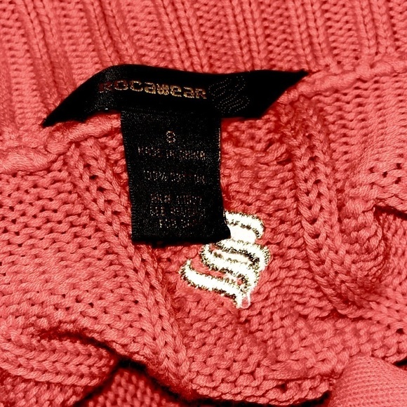 Rocawear Vintage zip front belted cardigan Women’s Small - Picture 5 of 9